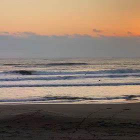 11月14日千葉北、東浪見の朝の波の画像