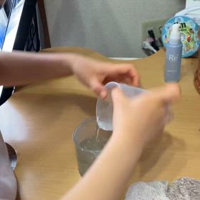 水遊 び3月20日の画像