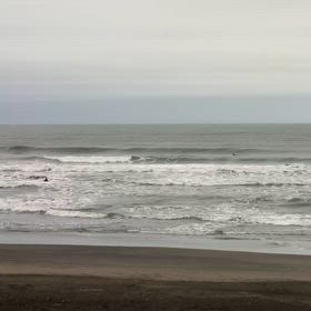 10月20日千葉北、東浪見の朝の波の画像