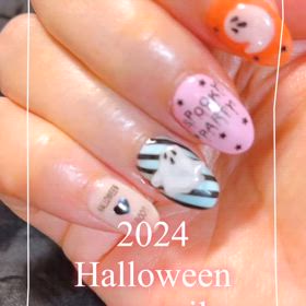 2024♡ハロウィンネイルの画像