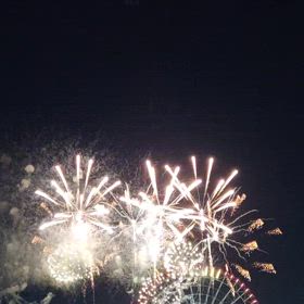 長島温泉の花火の画像