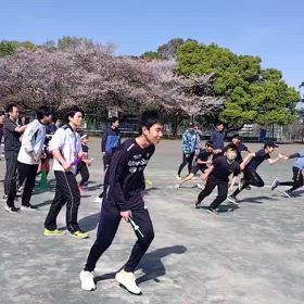 4/13 バトン鬼ごっこ①の画像