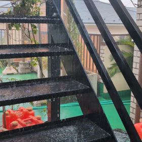 すごい雨の画像