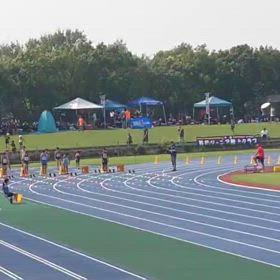 男子100m予選①の画像