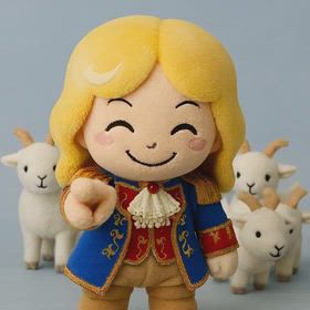 AI生成　目覚まし　リシャール＆ヤギの画像