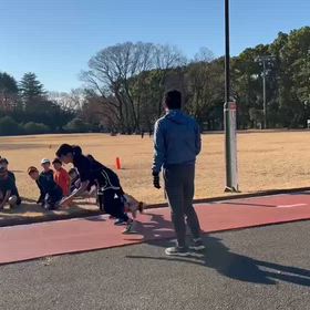 県駅伝最終調整①の画像
