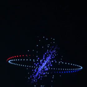 ドローンショーの画像