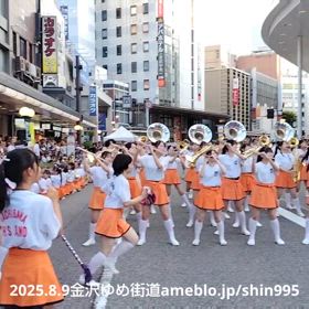 京都橘高校吹奏楽部@金沢ゆめ街道2025、片町きららステージ2の画像