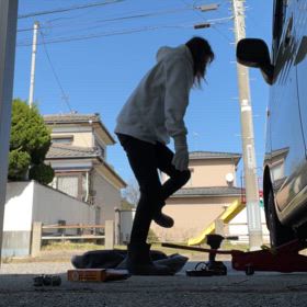 タイヤ交換しました(音に注意)の画像