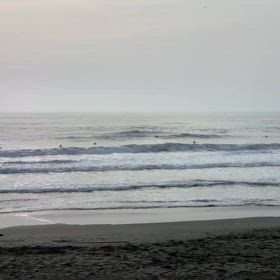 5月5日千葉北、東浪見の朝の波の画像