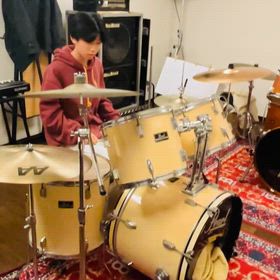 ドラム初心者生徒さんMETALLICA演奏の画像