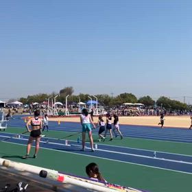 女子100mレース前アップ⑨の画像