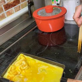 R7.8.☆宥くん帰省…遥の卵焼きの画像