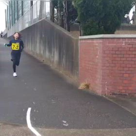 東金子駅伝（ラストの下り坂）⑤の画像