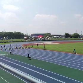 男子80m予選⑨の画像