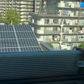 船堀のマンション火災跡の画像