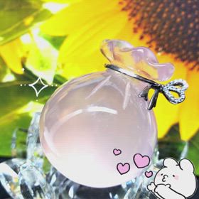 スターローズクォーツ きんちゃくモチーフペントップです✨の画像