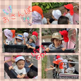 久しぶりのお散歩「小さな体験」をたくさん積ませるの画像