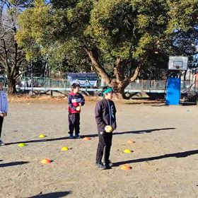 基本動作（ボール投げの場）⑨の画像