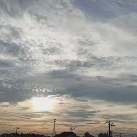 2024.7.19㈮　夕方の空の画像