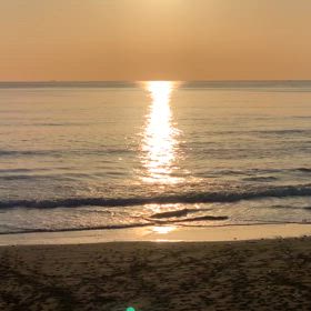 3月4日千葉北、東浪見の朝の波の画像