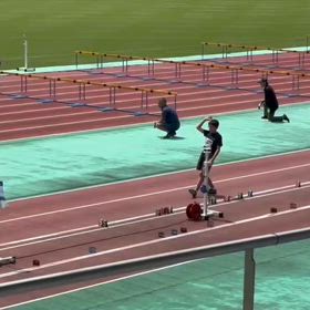 男子コンバインドＢ（走り幅跳び）①の画像