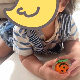 もらったおもちゃでの画像