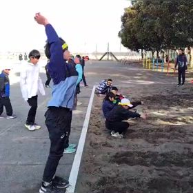 3/2 走り幅跳び①の画像