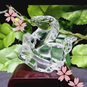 ✨馬・水晶置物✨の画像