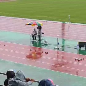 男子共通走り幅跳び　銅メダル獲得の画像