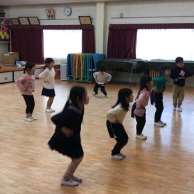 園児ヒップホップダンス振付け練習！の画像