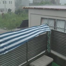 台風の影響、大雨洪水警報の画像