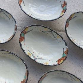 春秋の小鉢 転写（シール）の貼り方の画像