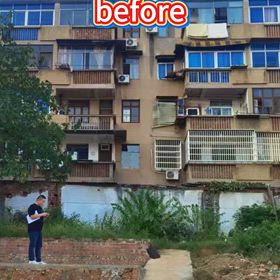 古い家の改造の画像