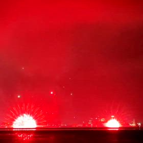 諏訪の花火の画像