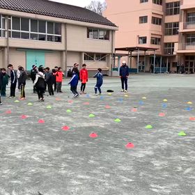 2/7 基本動作(動的ストレッチ)①の画像