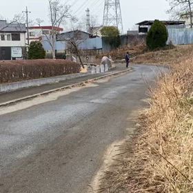 駅伝コース前半（公園前）⑦の画像