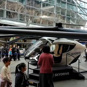 東京へ戻り。ドローンタクシー見学の画像