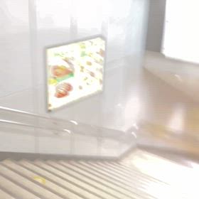 俊足チョコリーナさん後塵を浴びるの画像