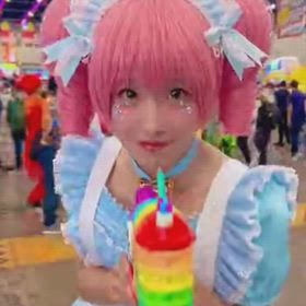 生成AI動画　女装　ロリータ　メイド　コスプレの画像