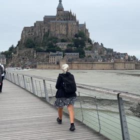 モンサンミッシェルで驚きの画像