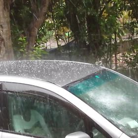 雹？霰？の画像