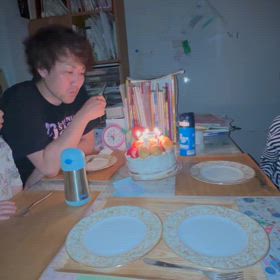 お父さんの誕生日の画像