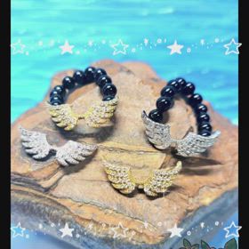 ✨天使の羽・ジルコニアパーツ✨の画像