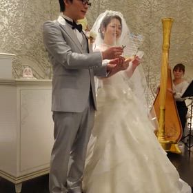 兄の結婚式の様子の画像