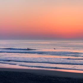 5月5日千葉北、東浪見の朝の波の画像