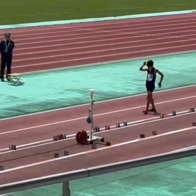 男子コンバインドＢ（走り幅跳び）③の画像