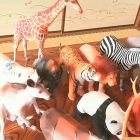 動物をいっぱい作りましたの画像