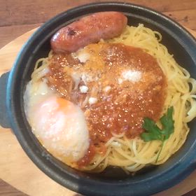 鉄板パスタ ミートソース動画 ジョリーパスタの画像