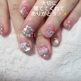 ネイルサロンでジェルをきちんとオフ☆apple nailの画像
